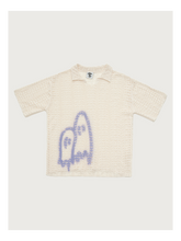 Load image into Gallery viewer, Graphic Graffiti-print Knitted Top
