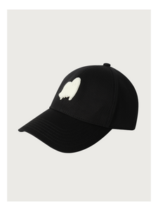Embroidered-logo Baseball Black Cap