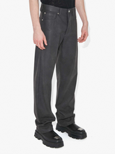 Load image into Gallery viewer, Matte Faux Leather Trousers Black

