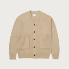 Load image into Gallery viewer, Stamped Patch Cardigan Tan
