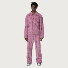 Load image into Gallery viewer, HTG Trucker Jacket Mauve
