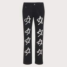Load image into Gallery viewer, X Realbuy Star Print Pants Black
