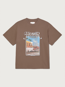 Our Block SS Tee Brown