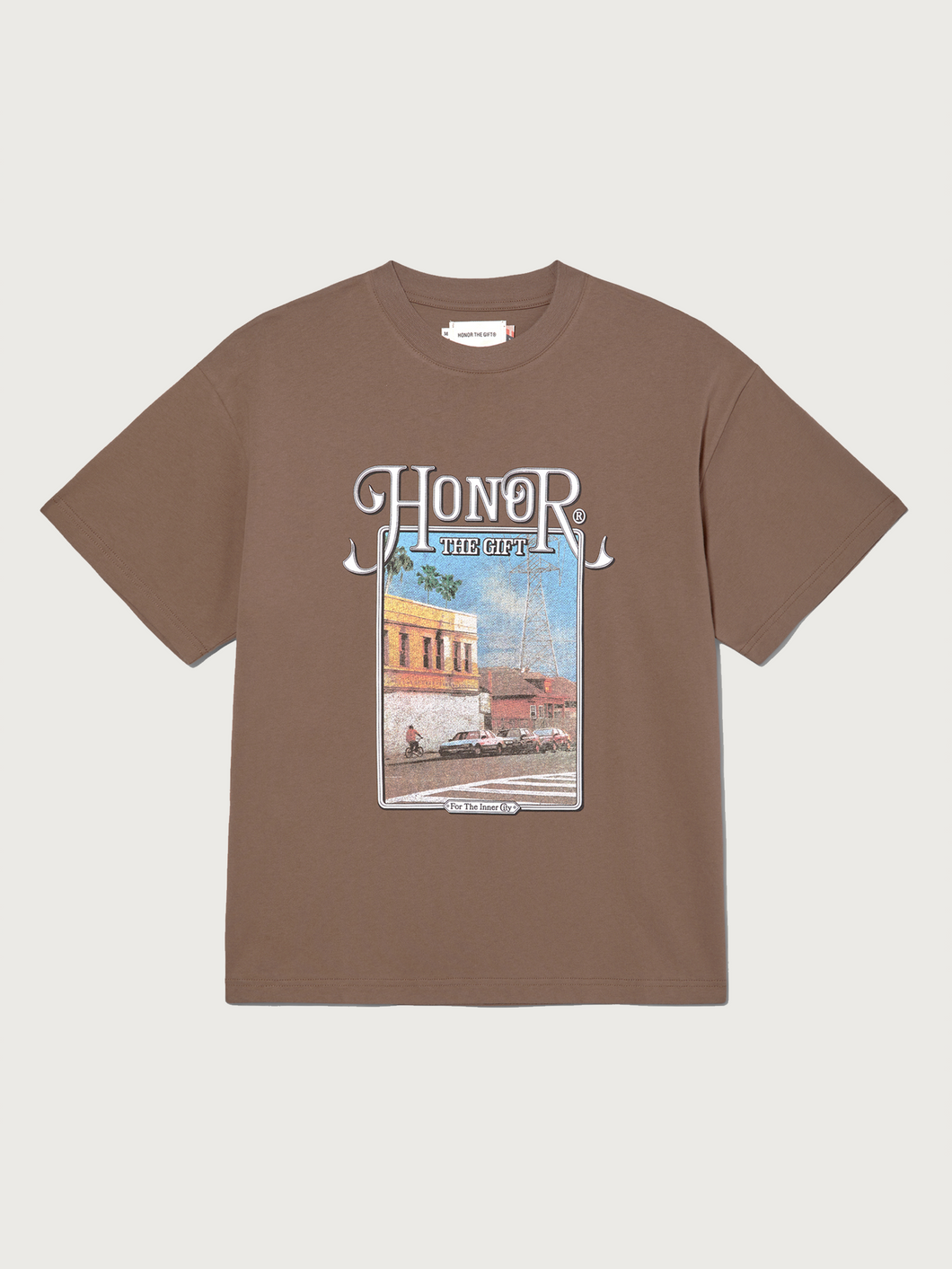 Our Block SS Tee Brown