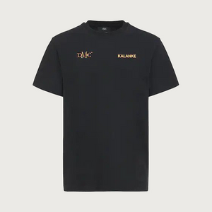 Who Fire Printed Cotton T-Shirt Black