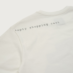 Empty Shopping Cart T-Shirt White