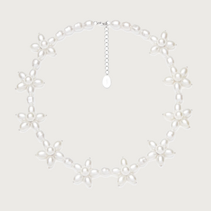 Flower Pearl Necklace