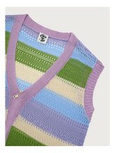 Load image into Gallery viewer, Colour-block Knit Gilet

