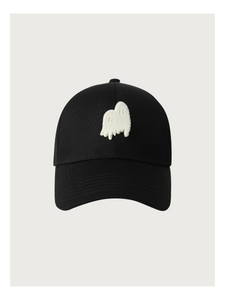 Embroidered-logo Baseball Black Cap