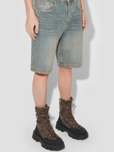 Load image into Gallery viewer, Sunset Wash Baggy Denim Shorts
