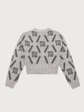 Load image into Gallery viewer, M Argyle Knit Cardigan Perfect Grey
