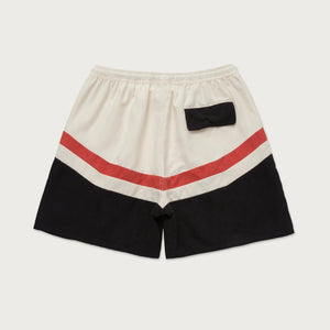 Brushed Poly Track Short Black