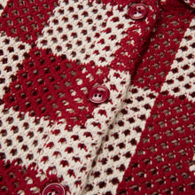 Load image into Gallery viewer, Unisec Crochet Ss Button Down Brick
