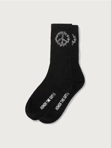 HTG Iron Peace Socks Black