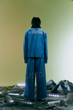 Load image into Gallery viewer, Blue Patchwork Denim Jacket
