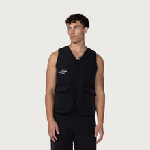 Load image into Gallery viewer, H Quilted Vest Black
